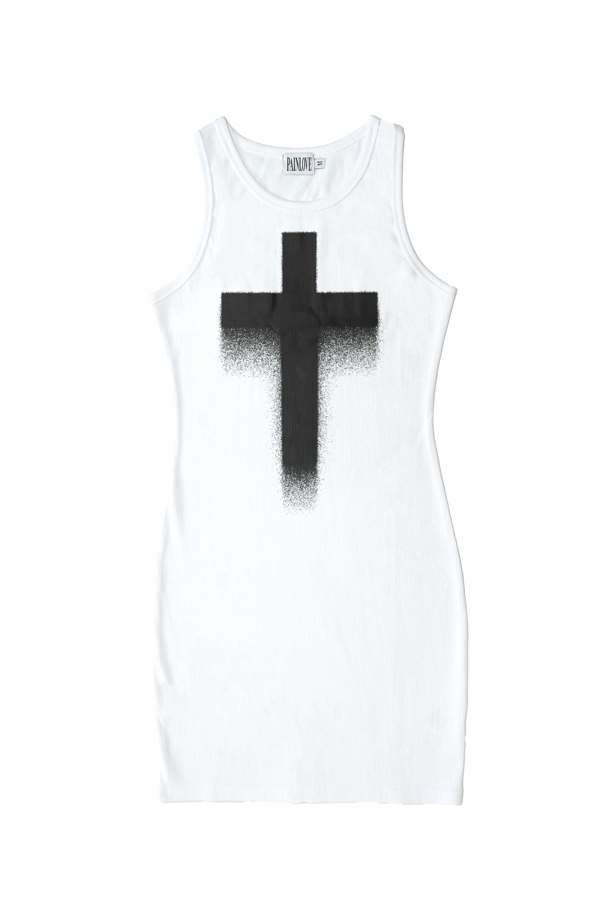 【PAINLOVE】Faded Cross Tank Dress