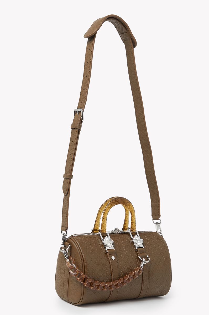 GUAPI / Cocoa-Brown-Mini-Duffle-Bag