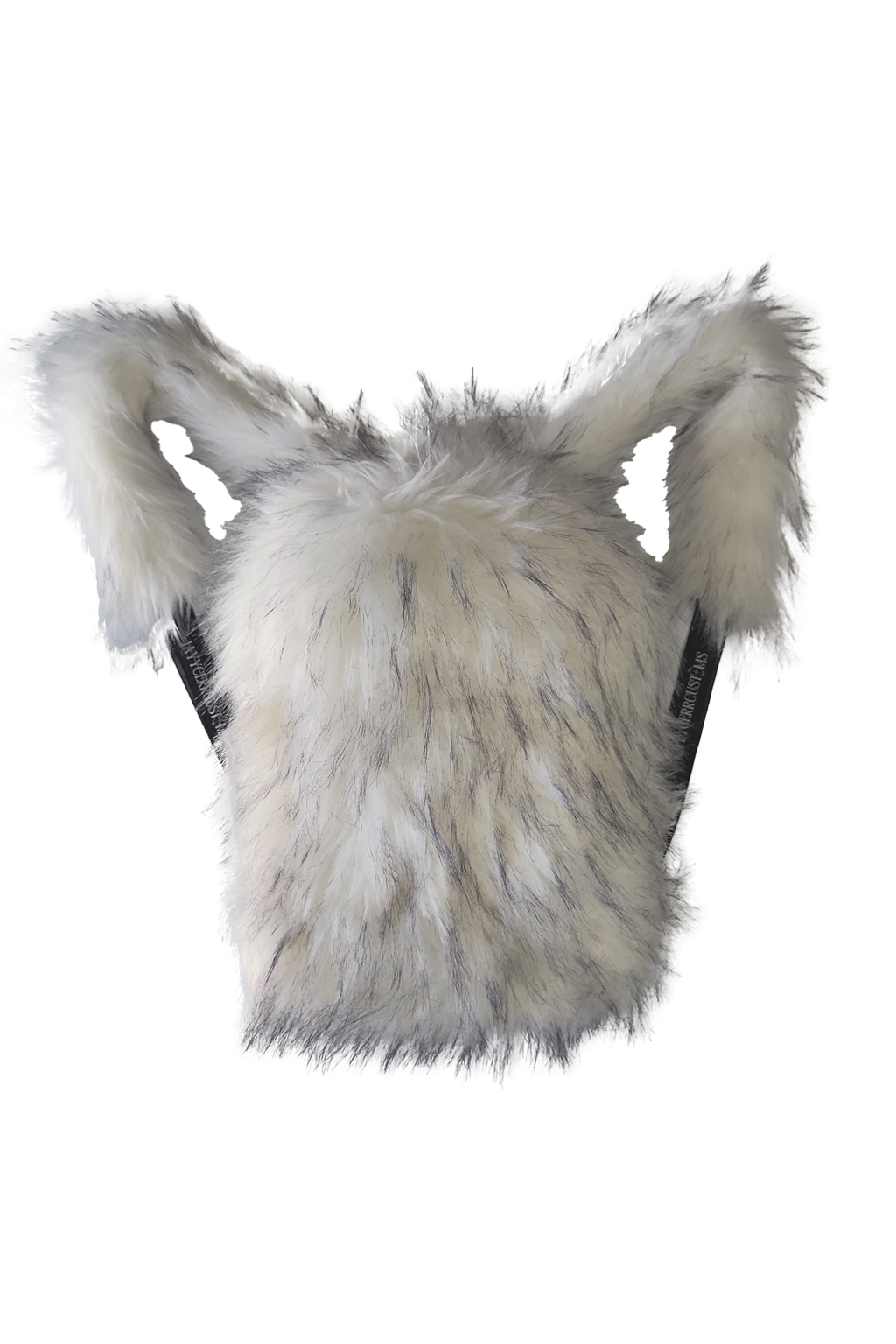 【JAYYCERRCUSTOMS】 WHITE FUR BACKPACK