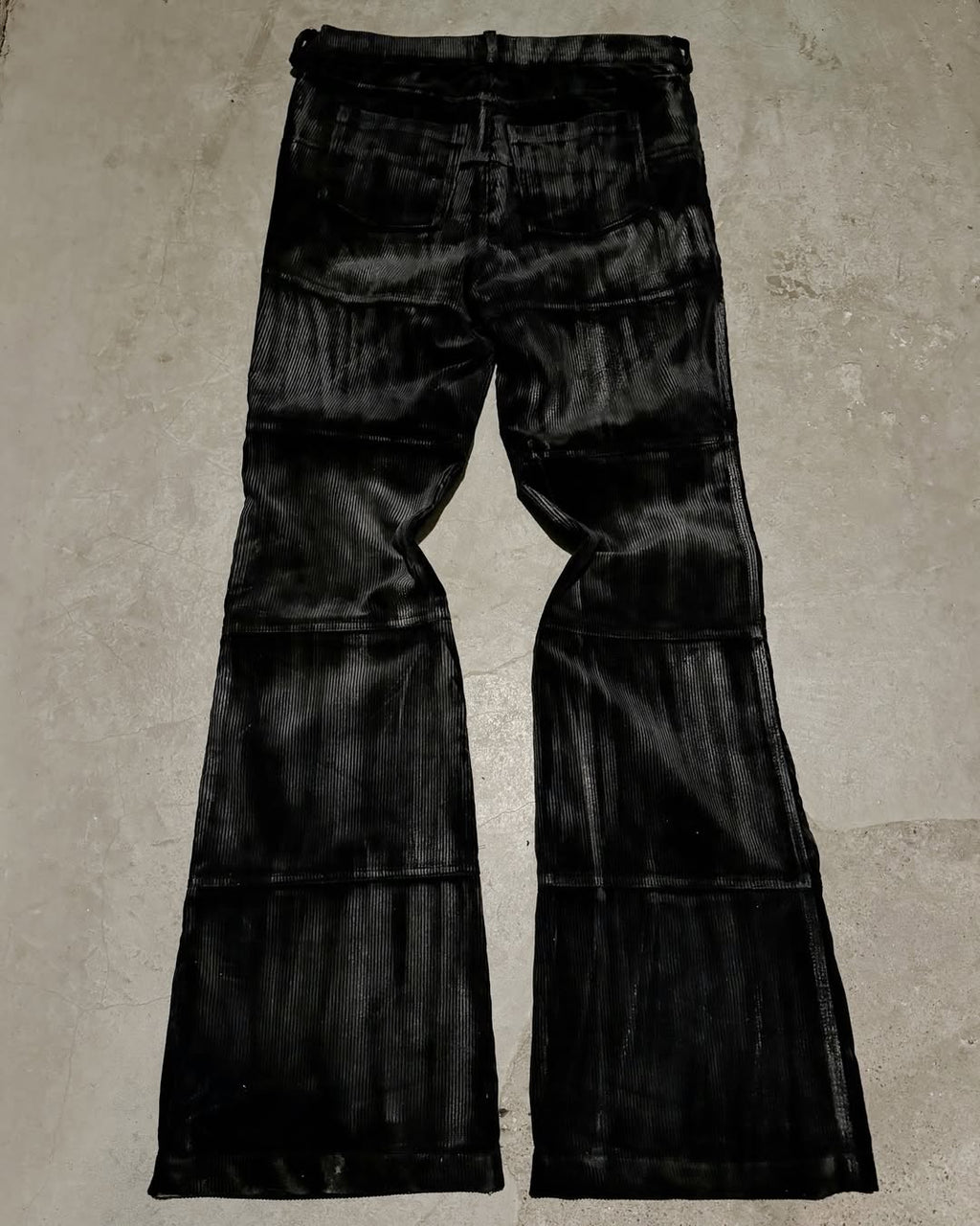 LIFEISHELL / 【CORDUROY HAGI】Wax Flared Pants