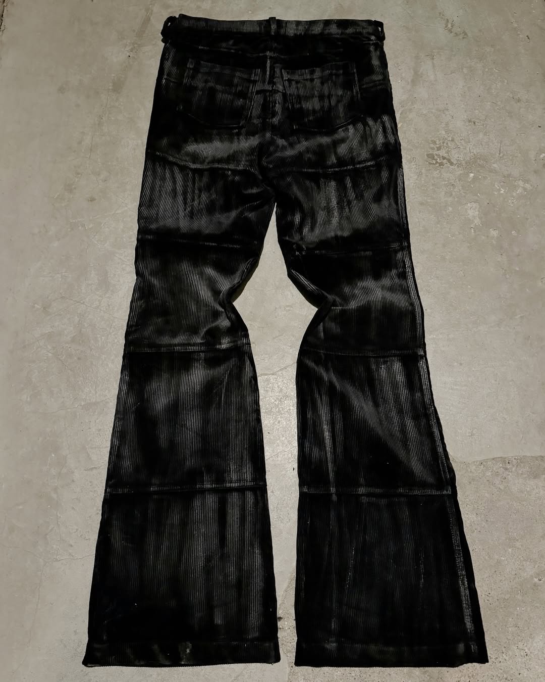 LIFEISHELL / 【CORDUROY HAGI】Wax Flared Pants