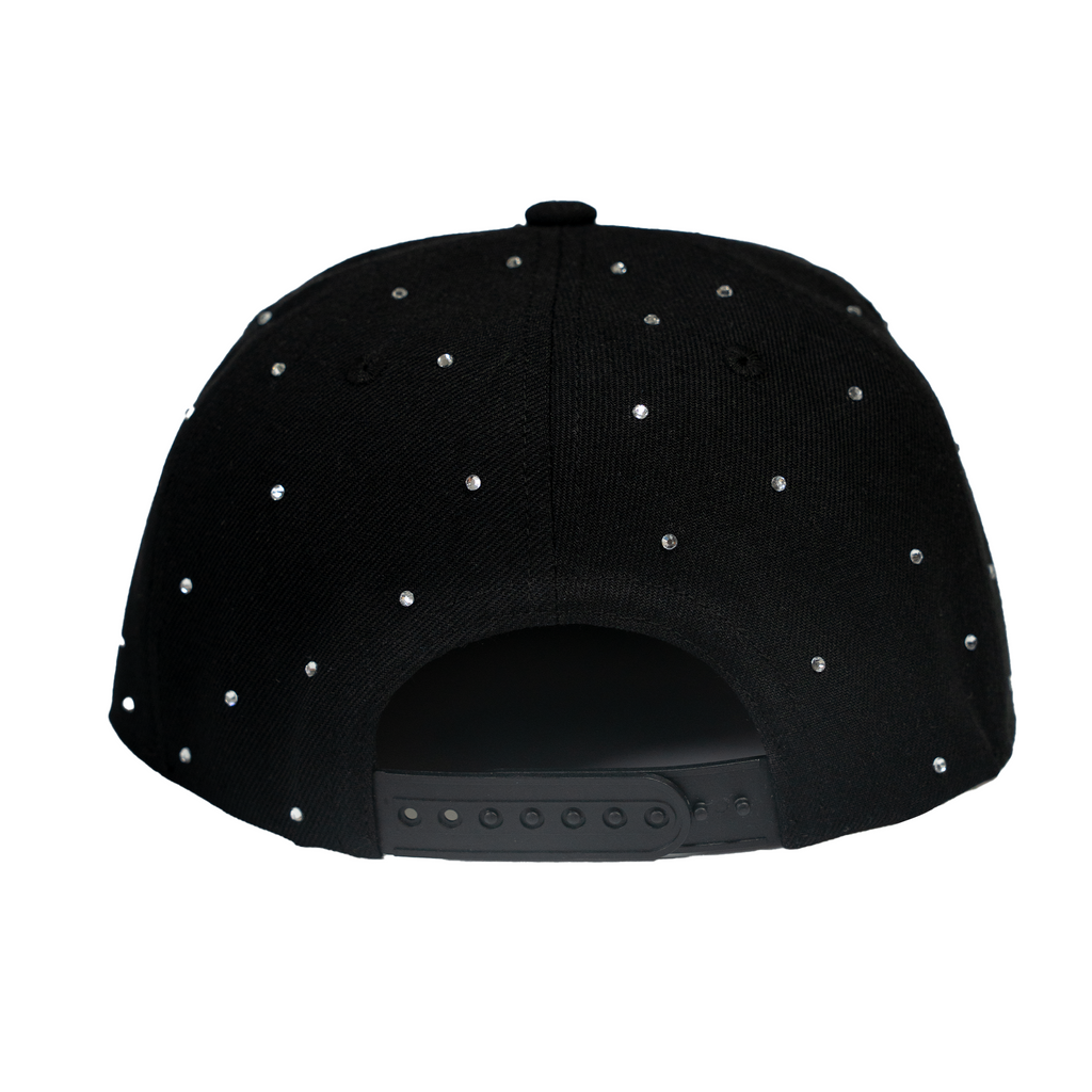 【PAINLOVE】Rhinestone Embroidery Logo Cap