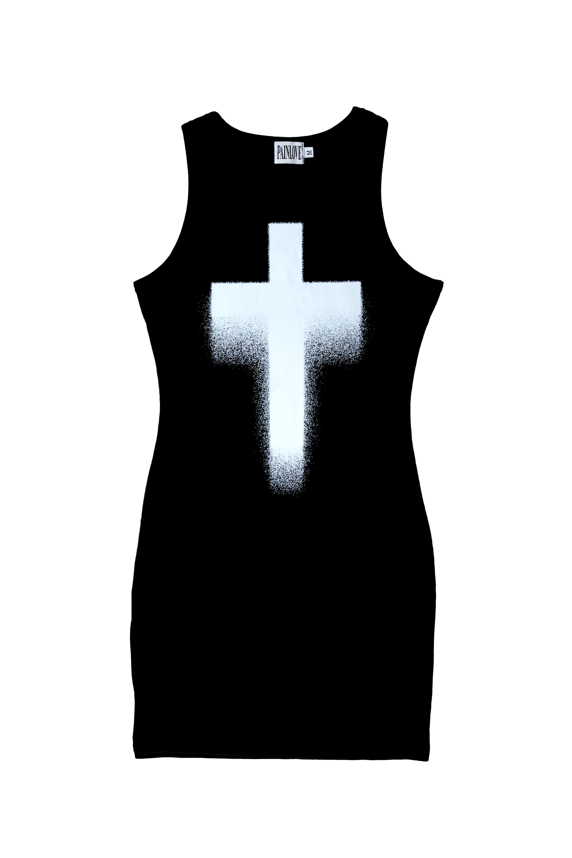 【PAINLOVE】Faded Cross Tank Dress