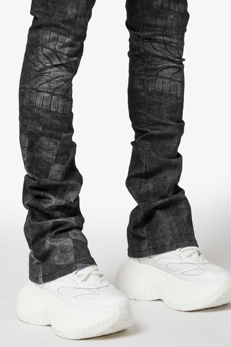 GUAPI / Obsidian-Black-Racer-Denim-V1