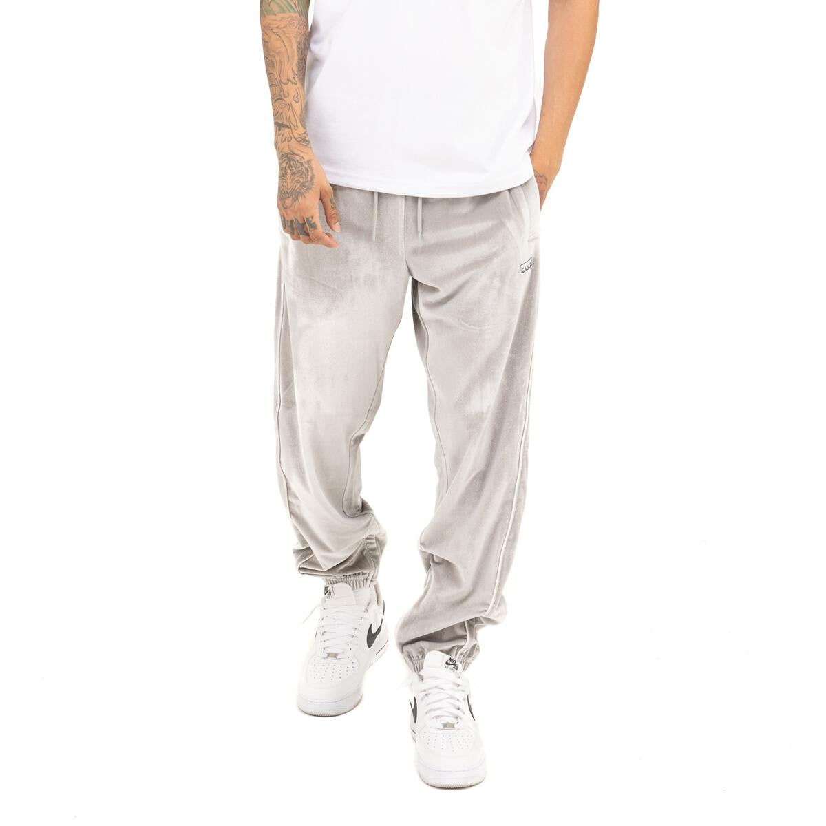 【PROCLUB】 VELOUR TRACK PANTS （SILVER）