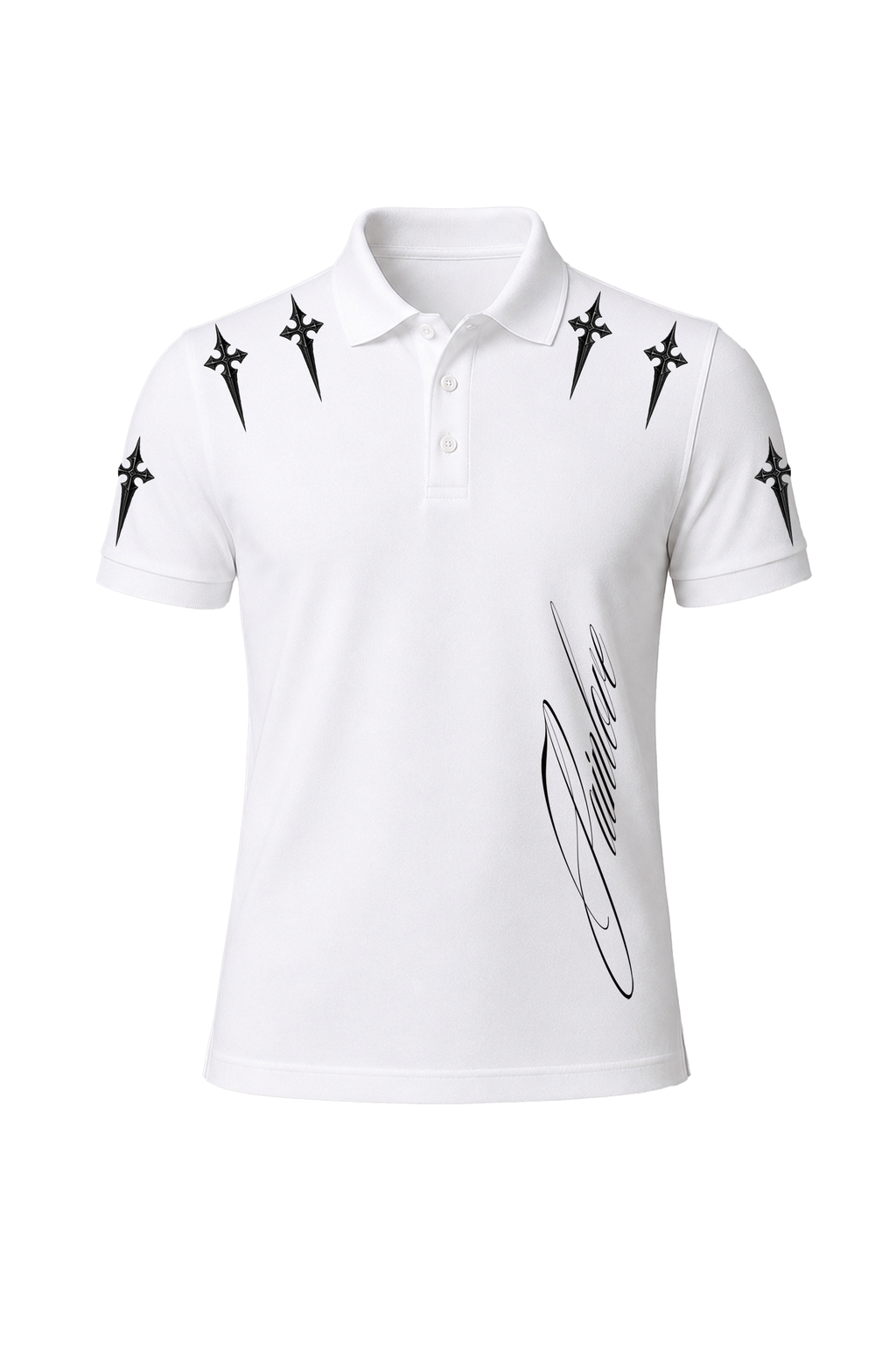 【PAINLOVE】 CROSS EMBLEM POLO