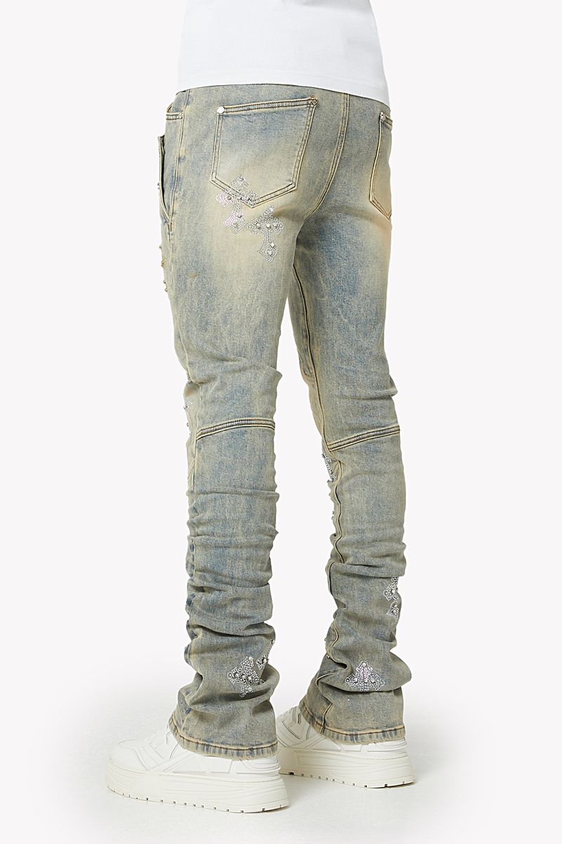 【GUAPI】Faded Cross Denim V2