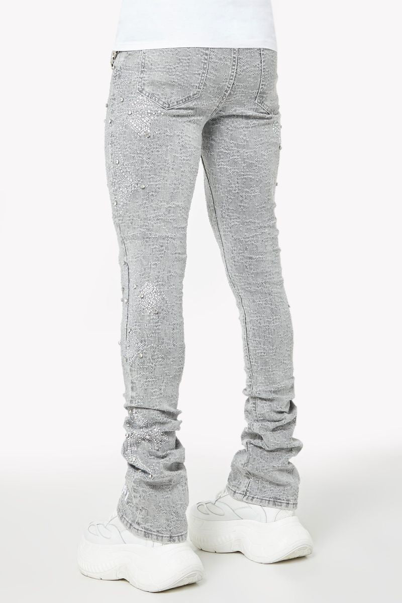GUAPI / Smoke-Grey-Distresse
d-Cross-Denim