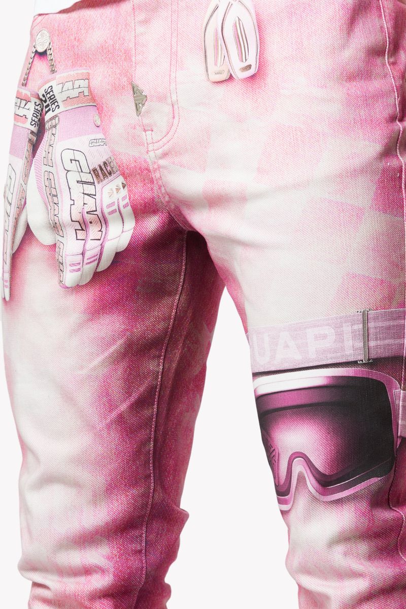 GUAPI / French-Rose-Racer-Denim – PAINLOVE