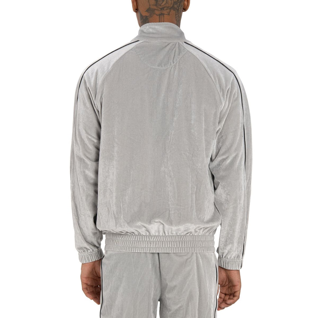 【PROCLUB】 VELOUR TRACK JACKET （SILVER）