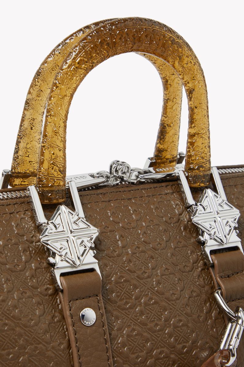 GUAPI / Cocoa-Brown-Mini-Duffle-Bag