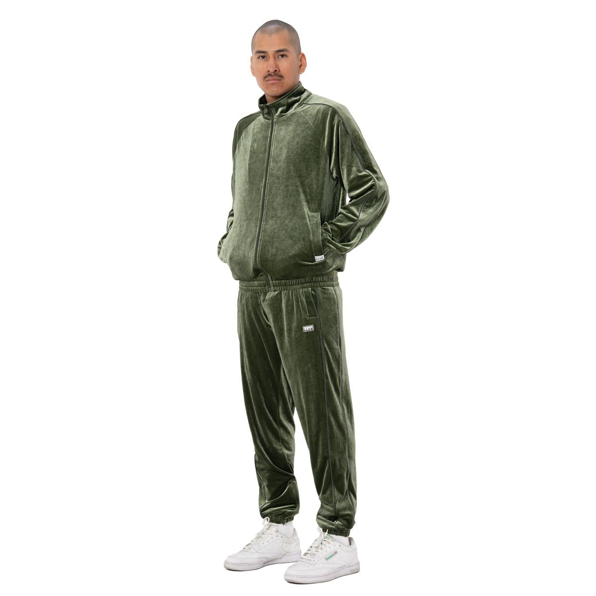 【PROCLUB】 VELOUR TRACK PANTS （GREEN）