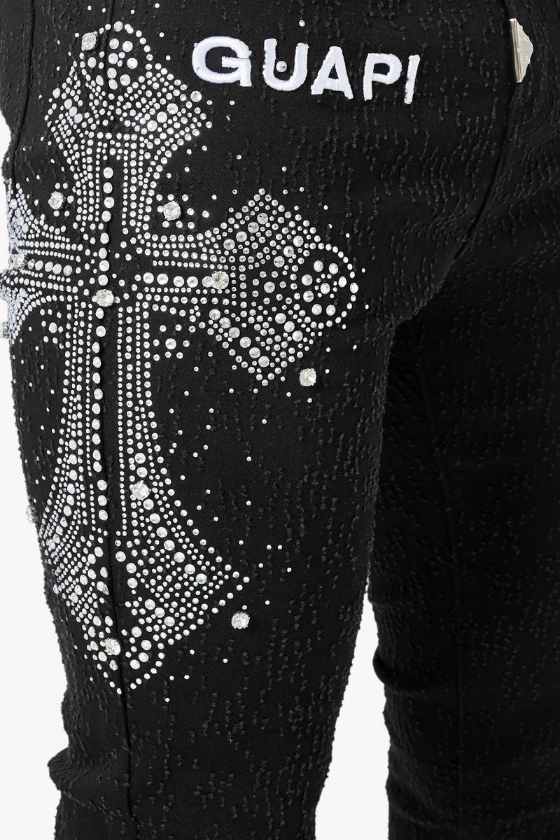 GUAPI /Obsidian-Black-Distres
Obsidian-Cross Denim