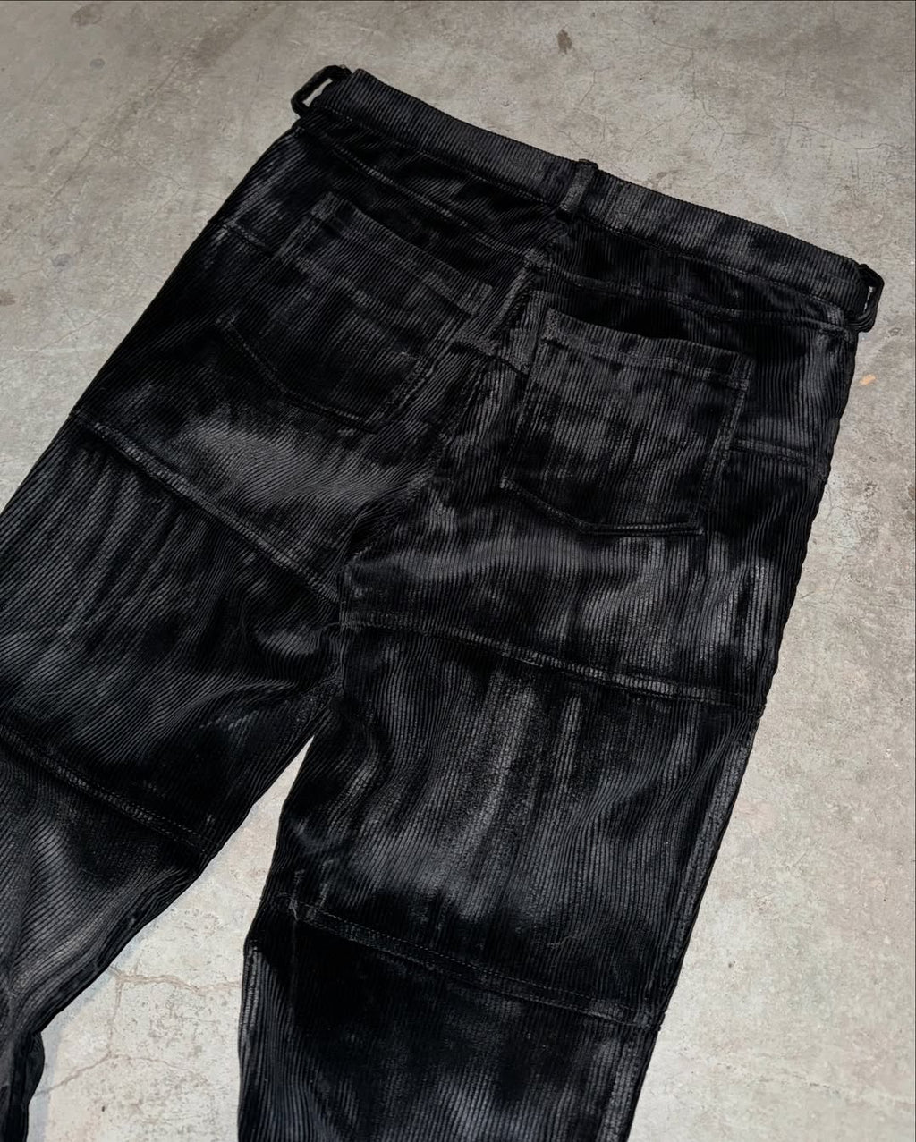 LIFEISHELL / 【CORDUROY HAGI】Wax Flared Pants