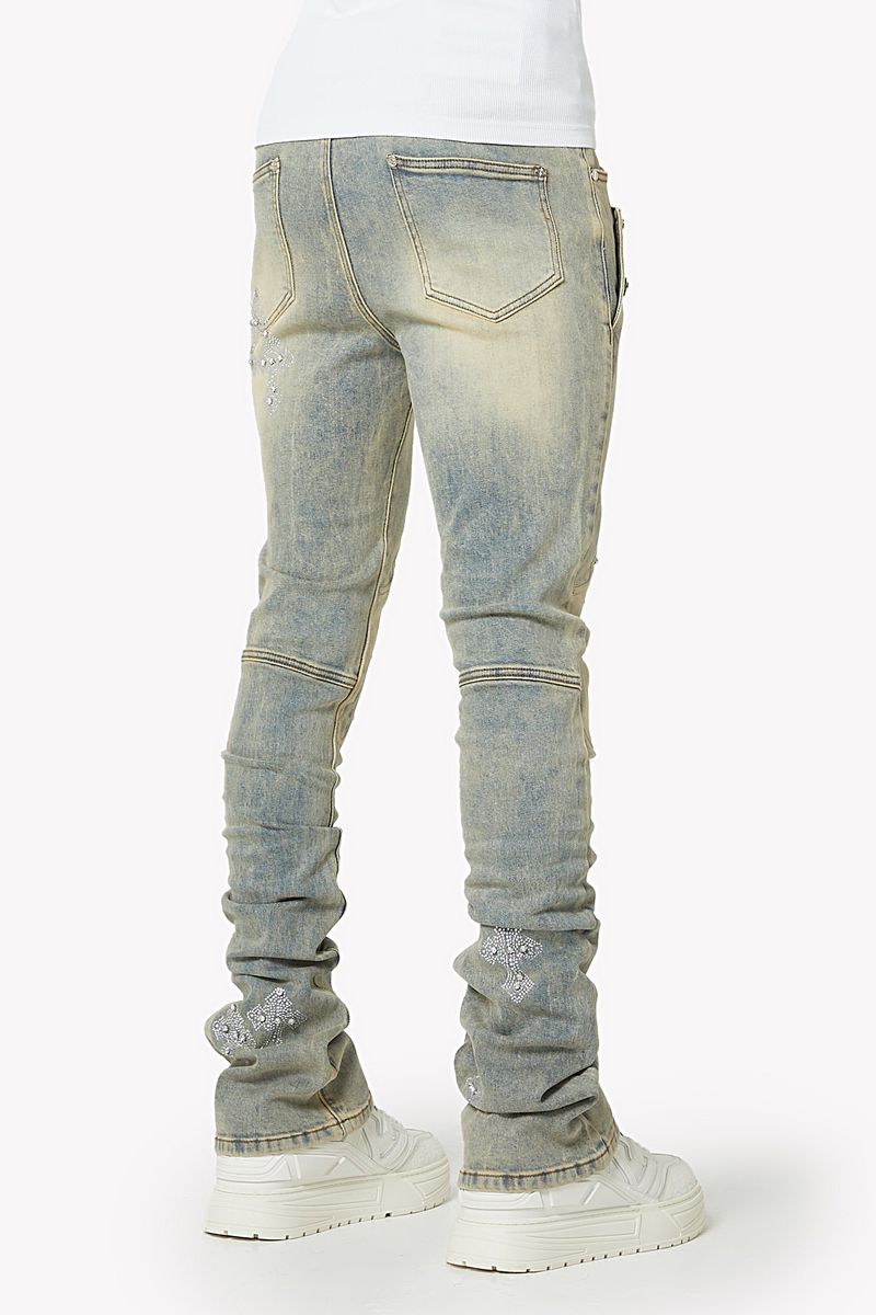 【GUAPI】Faded Cross Denim V2