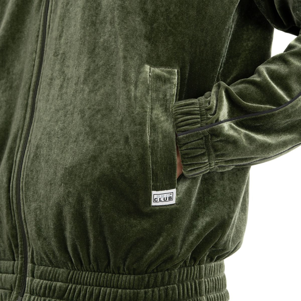 【PROCLUB】 VELOUR TRACK JACKET （GREEN）