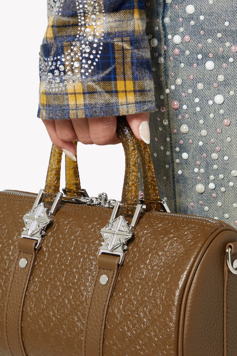 GUAPI / Cocoa-Brown-Mini-Duffle-Bag