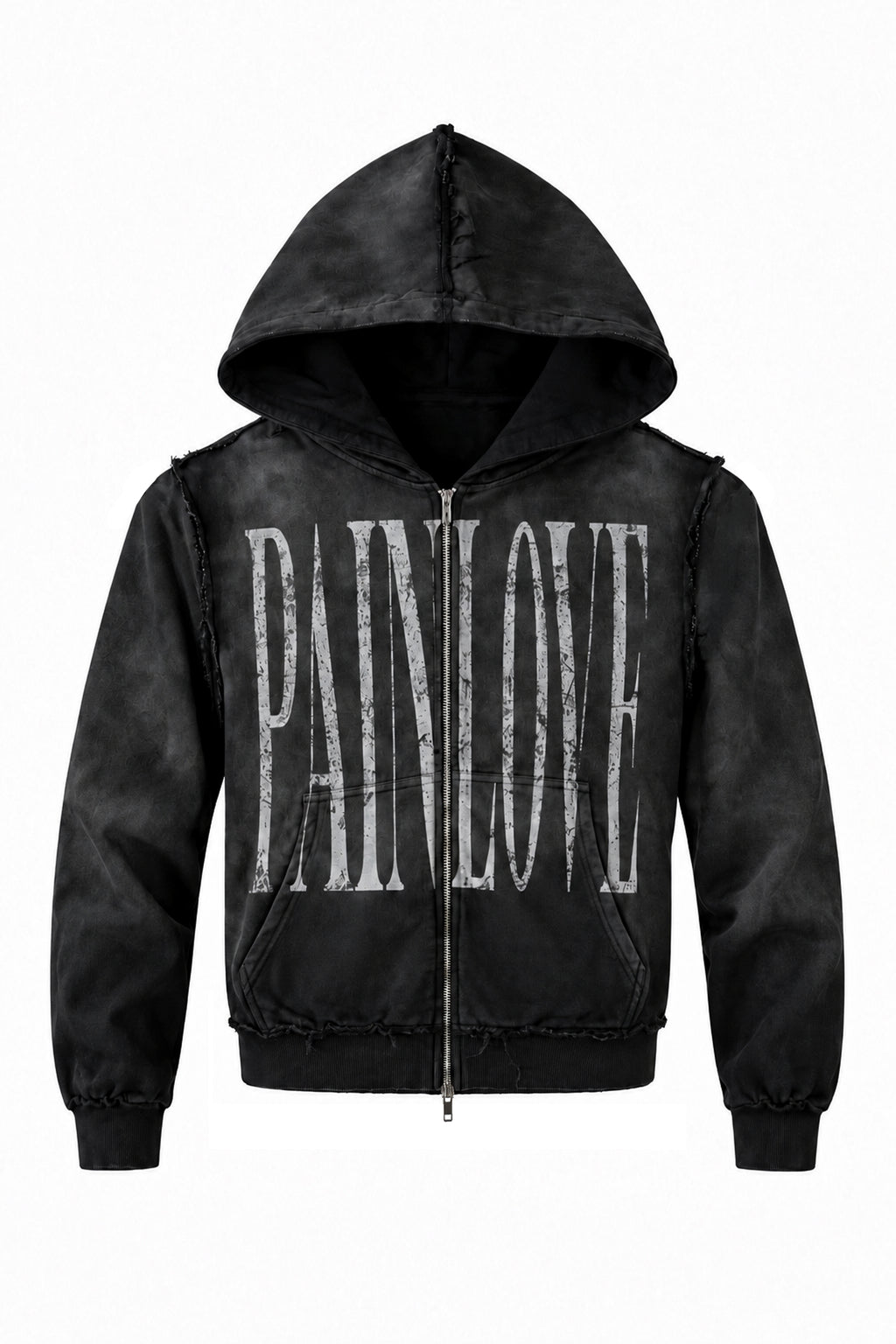 FADED DOUBLE ZIP HOODIE