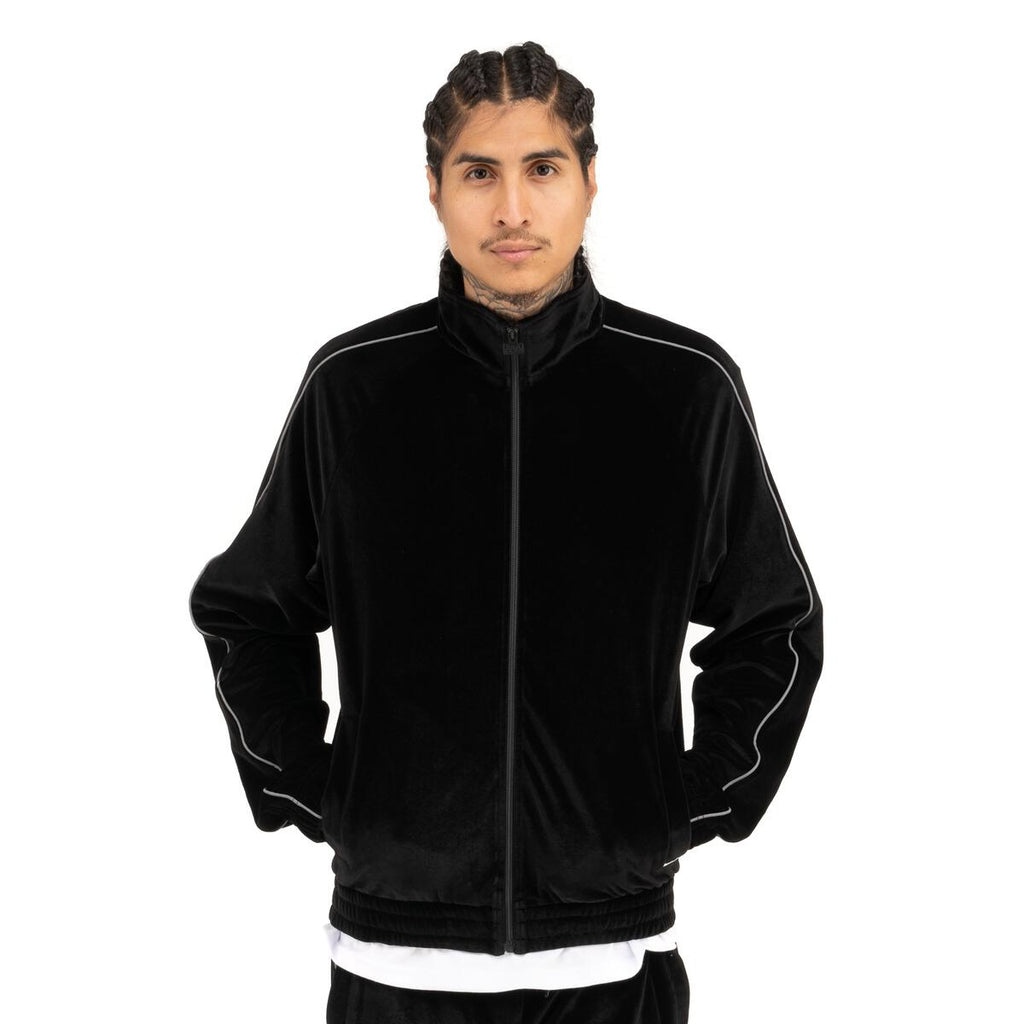【PROCLUB】 VELOUR TRACK JACKET （BLACK）