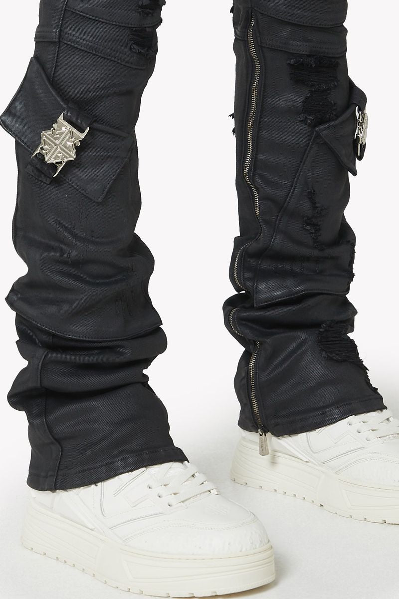 【GUAPI】Black Ops Waxed Denim