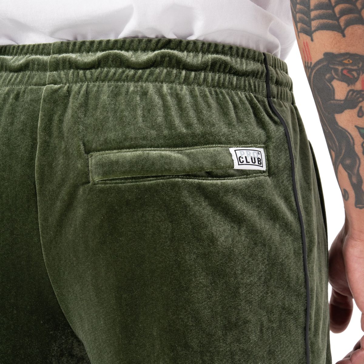【PROCLUB】 VELOUR TRACK PANTS （GREEN）