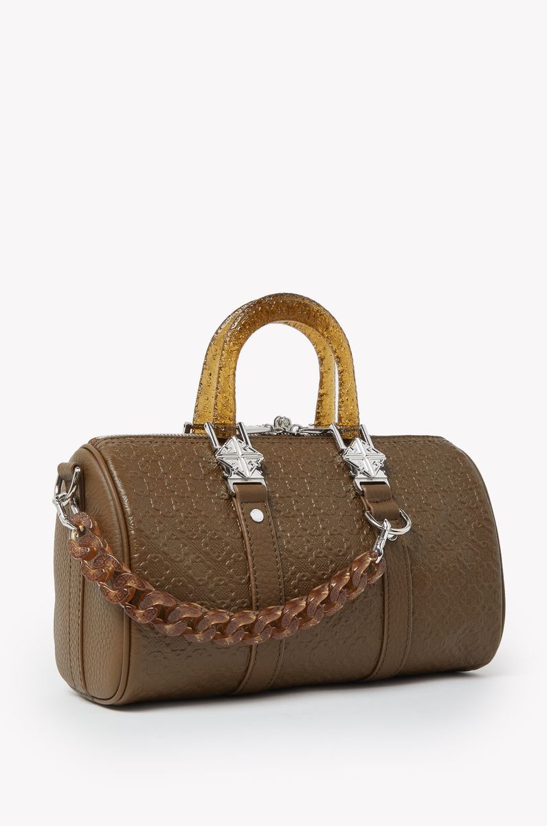 GUAPI / Cocoa-Brown-Mini-Duffle-Bag