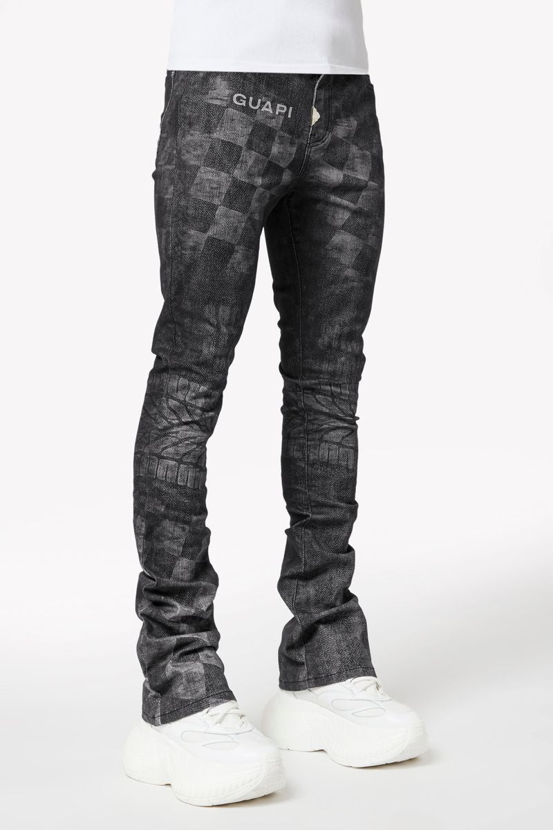 GUAPI / Obsidian-Black-Racer-Denim-V1