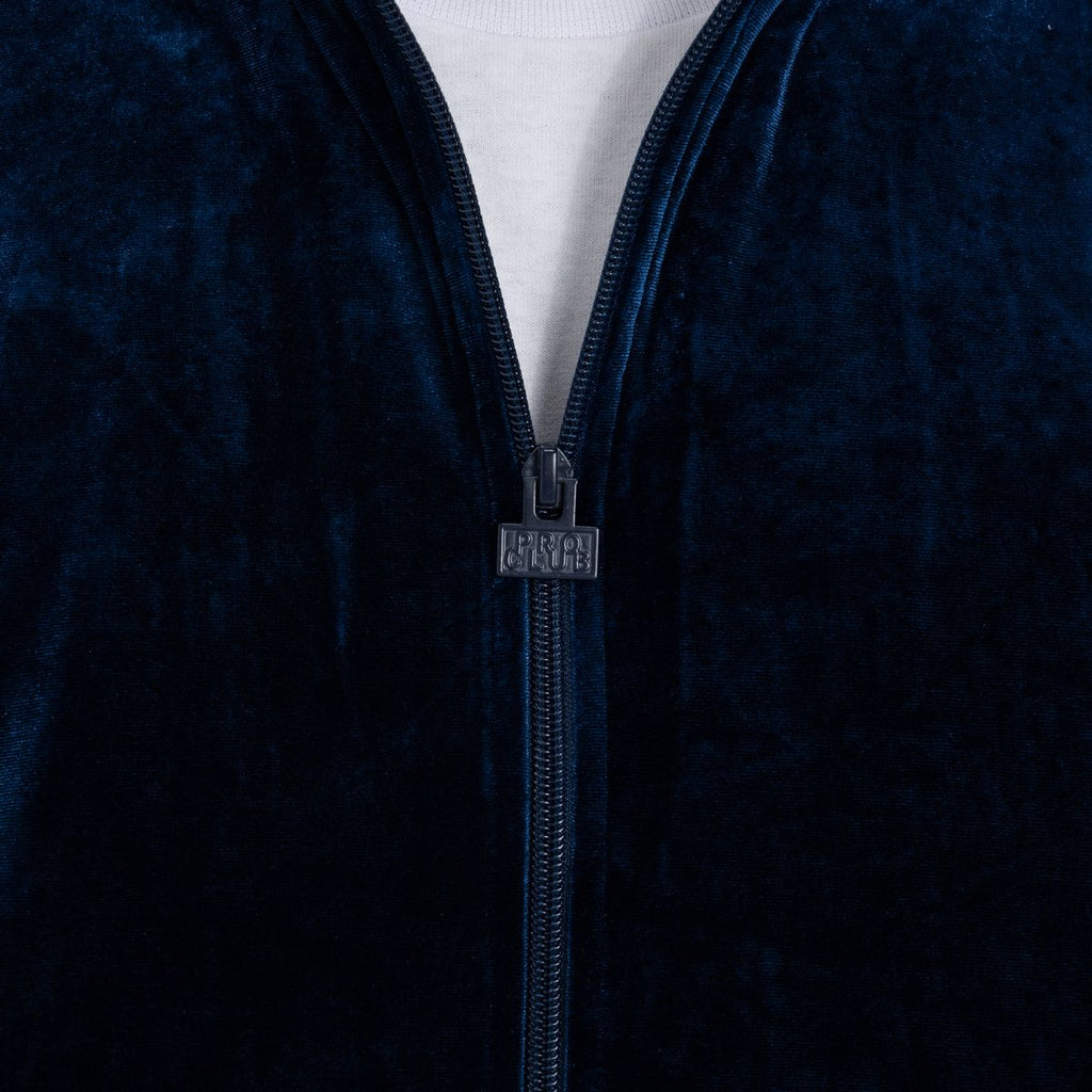 【PROCLUB】 VELOUR TRACK JACKET（BLUE）