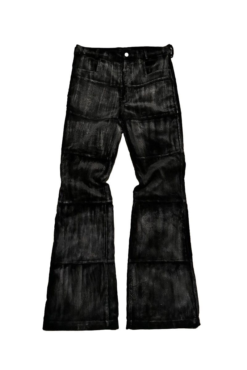 LIFEISHELL / 【CORDUROY HAGI】Wax Flared Pants