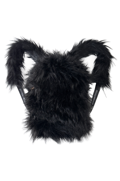 【最終値下げ】jayycerrcustoms fur backpack JAYYCERRCUSTOMS】BLACK FUR BACKPACK – PAINLOVE
