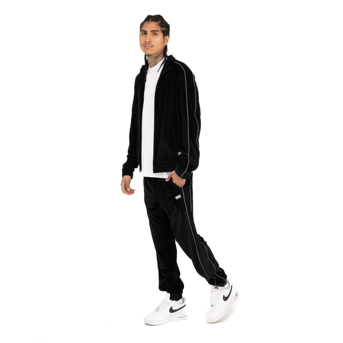 【PROCLUB】 VELOUR TRACK JACKET （BLACK）