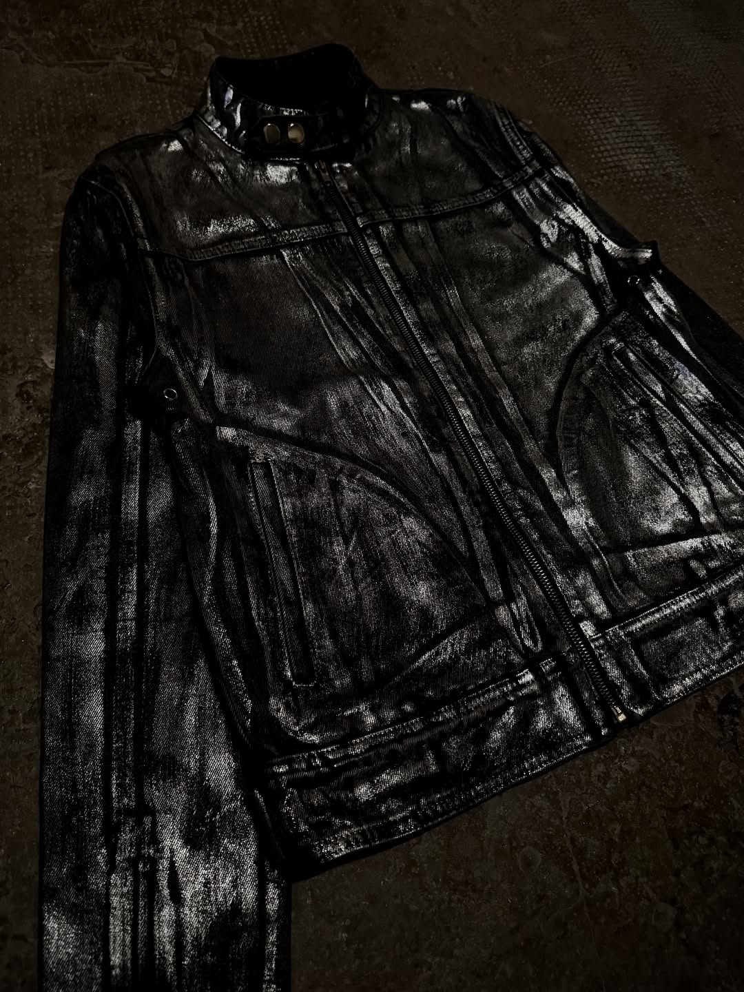 LIFEISHELL / BIKER CUT WAX JACKET