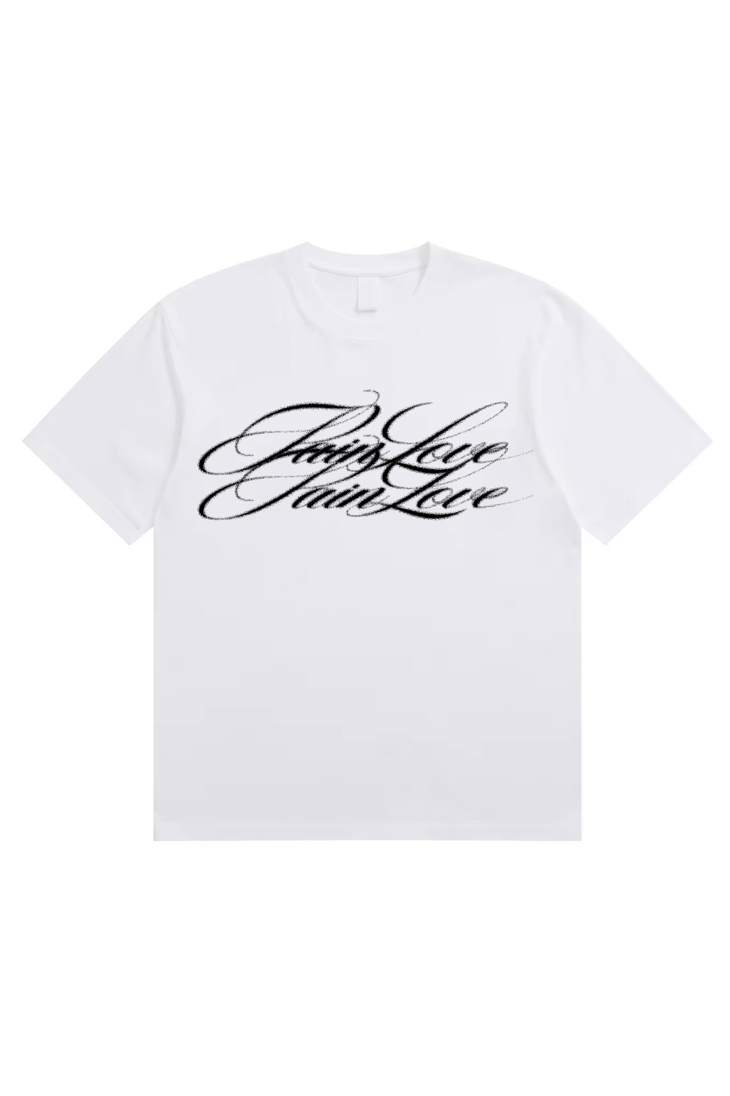 【PAINLOVE】Faded Script Tee