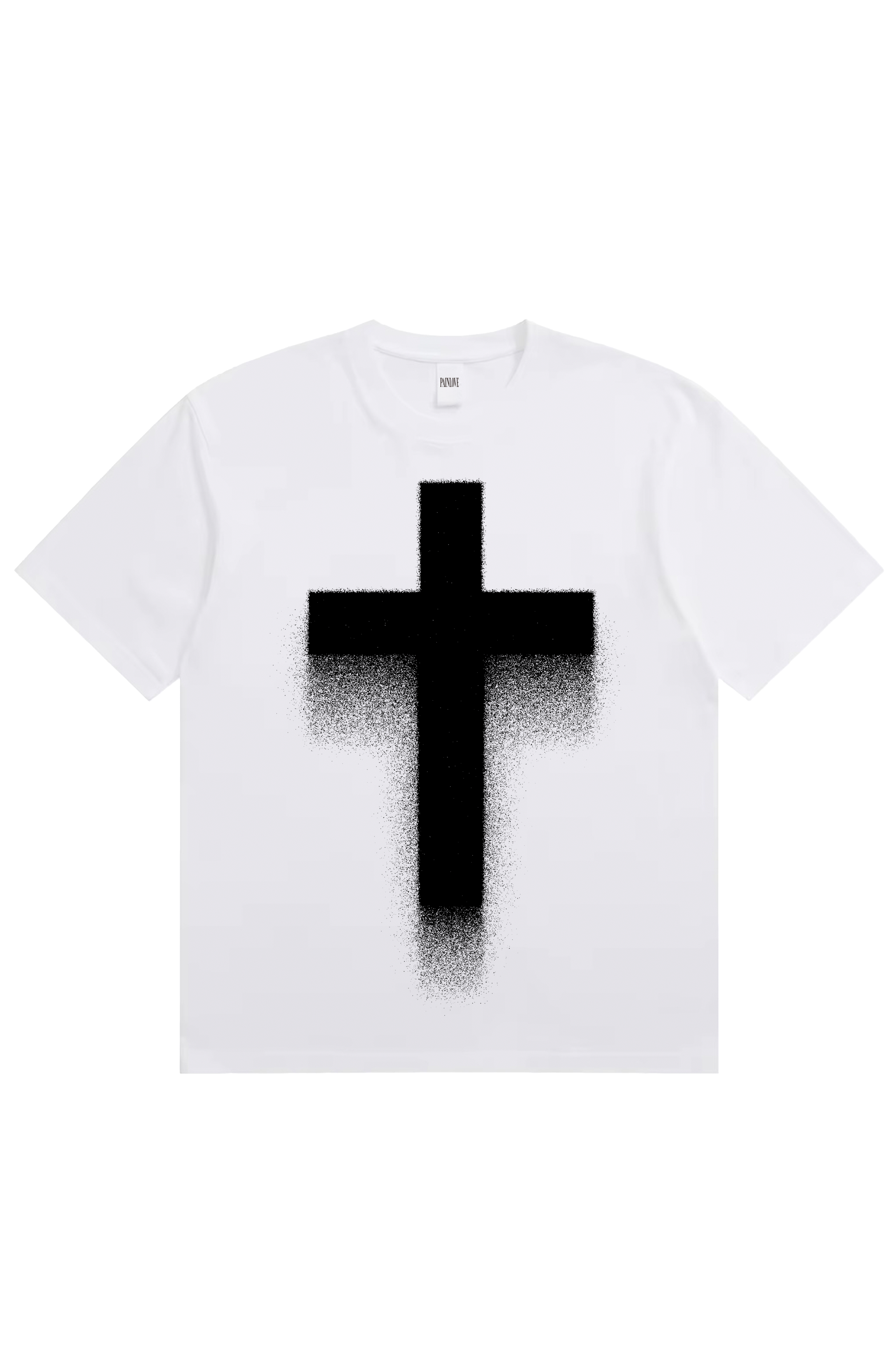 【PAINLOVE】Faded Cross Tee